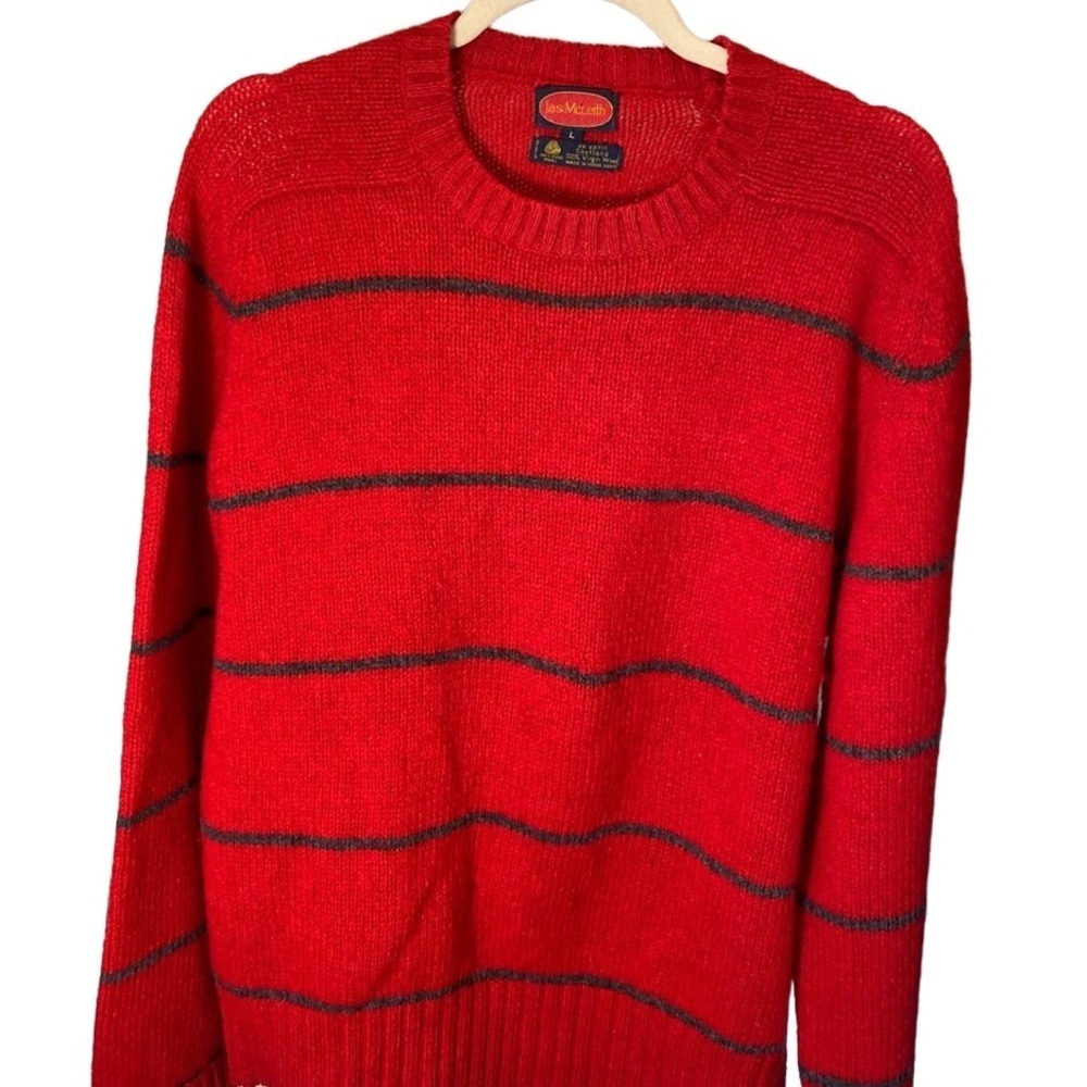 Jas Mcleith 100% Shetland virgin wool sweater size M